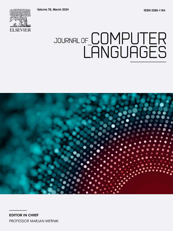 Go to journal home page - Journal of Computer Languages